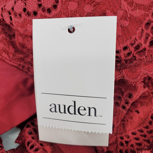 Auden 1X Berry Red Lightly Lined Racerback Bralette Wirefree Adjustable Straps‎ - Picture 6 of 8